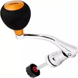 낚시 릴 돌리기용 교체용 전동 핸들 금속 로커 암 그립 4000 5000 6000 라지 사이즈