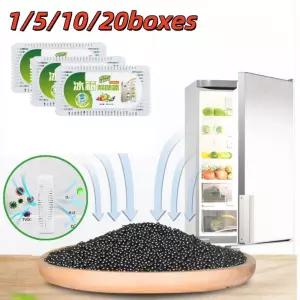 1/5/10/20pcs 냉장고 공기청정기 대나무 활성탄 상자 냄새 흡수제 옷장 탈취제 냉동고