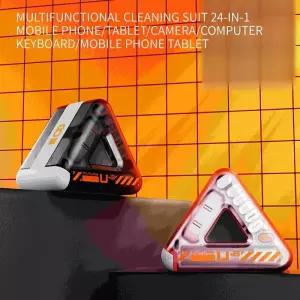 다기능 컴퓨터 키보드 카메라 청소 펜 펜꽂이 세우기 위한 범용 브러시 Q6C