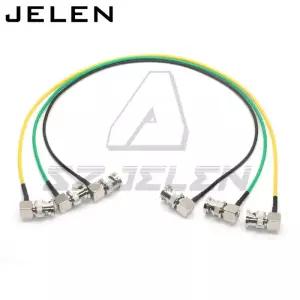 전선커넥터 옐로우 그린 검은색 75ohm HD SDI 비디오 케이블 남성 연장 모니터 사진 전송 카메라
