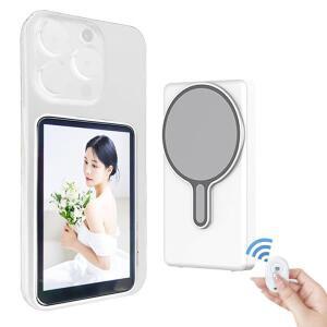 2025 최신 무선 연결 마그네틱 셀피 브이로그 스크린 4.02'' 리모컨 포함