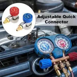 불소 퀵 커플러 커플링 H/L 커넥터 조절 가능한 디자인 에어컨 커넥트 황동 구조