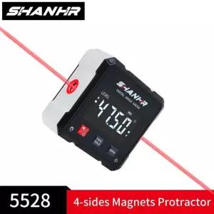 레벨기삼각대 거치대 샨하르 앵글 레이저 레벨 4면 자석 디지털 전자 파인더 4x90 ° 목공용 박스