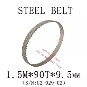 타이밍 벨트 1.5Mx87T 1.5M*70T*9.5mm 1.5Mx90Tx9.5mm cj0618 미니 선반 기계 웨스트 매트 C2 C3 용 산업용