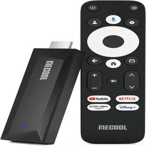 TV Stick 4K 스트리밍 스틱 장치 MECOOL Android 12.0 MEgo1 HDR 2GB 지원 AV1/2.4G/5G WiFi/BT 5.0 음성