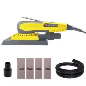 벨트샌더 전기 사각형 무작위 궤도 샌딩기 브러시리스 가변 속도 광택기 목공 건식 벽체 차량용 70x198mm
