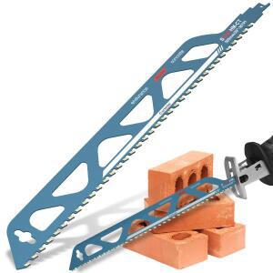 1PC 왕복 톱날 10/12/18/20인치 초경 콘크리트, 튜브, 블록, 벽돌 절단용, 수공구