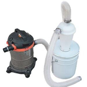 싸이클론집진기통 목공 diy용 블로워 청소기 철통 집진기+2m 나사산 양동이 청소 백색