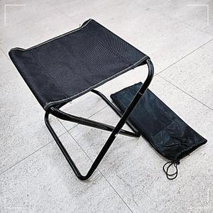 L대형사이즈 휴대용 의자 폴딩 블랙