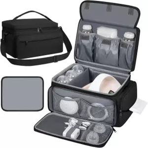 스펙트라 S1 S2용 OCKLIY 유방 펌프 가방 액세서리용 방수 매트가 포함된 펌핑 업무 여행 및 가족용 휴대용