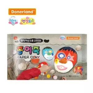 도너랜드 놀이 학습 소품 전문가용 페이퍼 클레이 200g 50개입 학습교재 수업교구