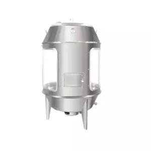 오리훈제 기계 바베큐 소형 스텐 원통형 구이 숯불