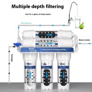 싱크대 아래 물 필터 - 가정용 5단계 초미세 여과 주방 수도 정수기, NSF 인증 직수형 프리