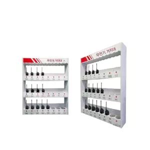 정리 거치대 무전기 수납 3층 24기기 브라켓 케이스 브래킷