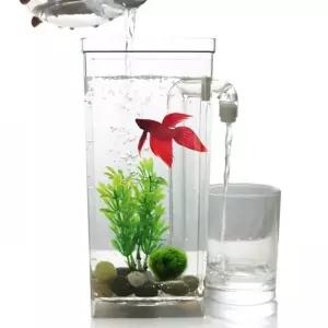 물멍 자동 네모난수족관 청소 어항 금붕어 구피 해수어 베타 키우기 관상용새우 해파리키우기