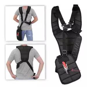 예초기 블랙-One 하네스 멜빵 어깨 견착 쿠션 전문가xyz745