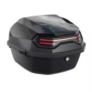 오토바이 탑박스 리어백 방수 가죽 박스 사이드백 합금 알루미늄합금 수납 배달통