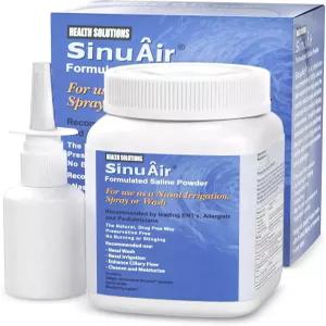 시누에어 린스 소금 용액 시누펄스 시스템용 식염수 네티 포트 플러시 비강 세척 스퀴즈 병 코 시누즈용