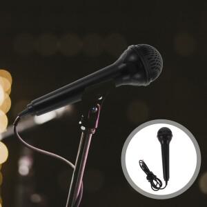 호환 키보드용 휴대용 핸드 헬드 플라스틱 마이크 3.5Mm 가정용 야외 사용 호환 경량 소형 노래 장치