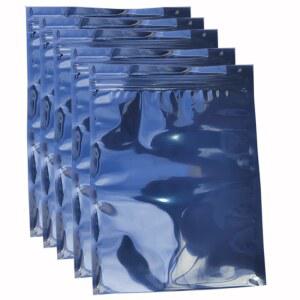 맨티안스타 100개 ESD 15X20CM 방지 봉투 8인치 재밀봉 9X7 정전기 가능한