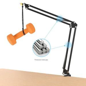 호환 데스크 마이크 지원 관절형 암 스탠드 블루 예티 하이퍼엑스 쿼드캐스트 피파인용 브래킷 마운트 홀더