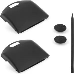 소니 PSP 1000 1001 1002 1003용 DPOUM 2PCS 블랙 배터리 백도어 커버 케이스 교체용 후면 액세서리 부품