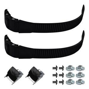 런씨웨이 2PCS 조절 가능한 인라인 스케이트 스트랩 교체, 나사 너트가 달린 롤러 에너지 스트랩, 남성 여성용 스케이트화를 위한 유니버설