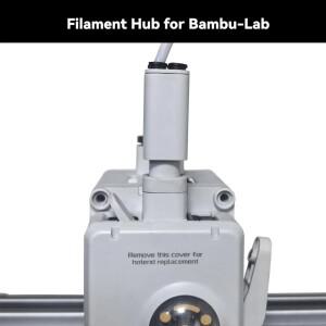 3D 프린터 액세서리 필라멘트 허브, Bamboo Lab AMS Lite 5방향 부품 스위치, 분배기 교체용