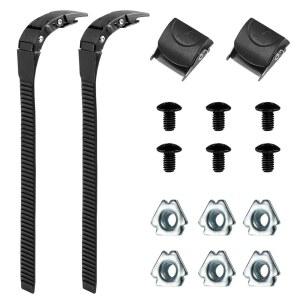 리오보 2 세트 교체용 인라인 스케이트 스트랩 부품 조절 가능한 롤러 브레이크 교체 스케이트화 에너지 버클 나사 너트 수트 액세서리 남성용