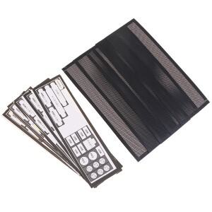 호환 핫 5PCS PVC 먼지 필터 DIY 쉴드 백 플레이트 컴퓨터 섀시 I/O용