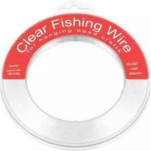 KLASIT 낚싯줄 788FT 보이지 않는 모노필라멘트 43파운드 강력한 나일론 실을 지원하여 장식 풍선 화환