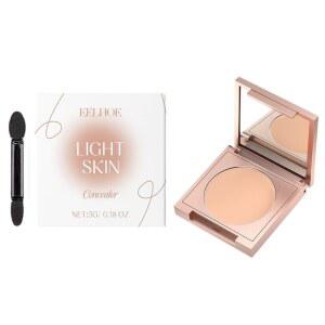 브러쉬가 포함된 5g 모노크롬 컨실러 화이트닝 스킨 파운데이션 커버리지 지속력 라이트웨이트 내추럴 모이스춰라이징 있는 슈퍼