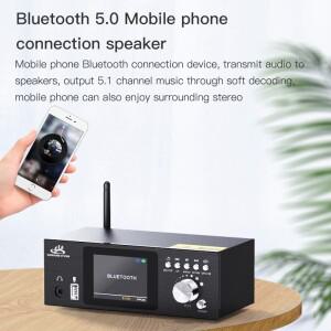 호환 PX UD951C 5.1 채널 오디오 디코더  DSD USB U 디스크  무손실 음악 재생  블루투스 5.0 광섬유  동축