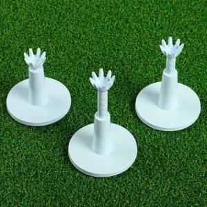 에이미 스포츠 골프 고무 티 3팩 또는 조절 가능 매트 드라이빙 레인지 실내 시뮬레이터용 깨지지 않는