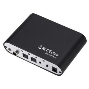 호환 공개2X 디지털-아날로그 5.1 채널 스테레오 AC3 오디오 DAC 컨버터 광학 SPDIF 동축 AUX 3.5Mm-6RCA