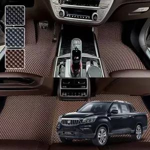 렉스턴 스포츠 칸 (2019~) 전용 3D 엠보싱 차세대 고무매트 1열2열 세트