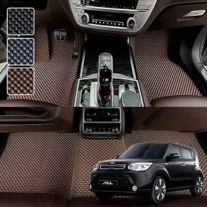 쏘울 전용 3D 엠보싱 차세대 고무매트 1열2열 세트