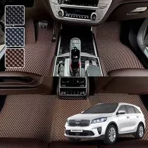 더뉴 쏘렌토 전용 3D 엠보싱 차세대 고무매트 1열2열 세트