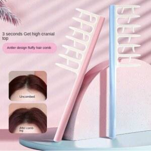 뿔 모양 헤어 심 빗 털이 긴 머리 스타일링 도구 두껍고 곱슬 웨이브 또는 긴 머리 스타일링 액세서리용 헤어