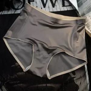 누에 실크 팬티 아이스 쿨 여름 무봉제 노라인 여자 3장