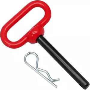 잔디 깎는 기계 트레일러 히치 핀 1/2 x 3-5/8 인치 게이트 고무 코팅이 된 헤비 듀티 견인 ATV용 가든