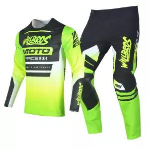 Willbros Motocross 저지 팬츠 콤보 더트 바이크 레이싱 MX 엔듀로 기어 트 오토바이 오프로드 보호 레이스