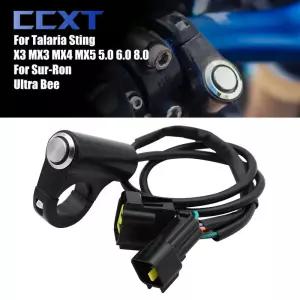 서론 울트라 비 탈라리아 스팅 X3 MX3 5.0 6.0 8.0 전기 오토바이 라이트 헤드라이트 스위치 개조 부품