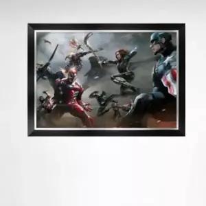 1000퍼즐 1000피스 분열의 시작 직소퍼즐 모던블랙액자포함