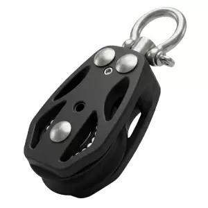 회전 섀클 볼 베어링 마린 풀리 T316 스테인리스 스틸 PA66 나일론 요트용 고부하 저마찰 로프 블록 카약