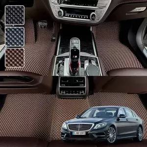 [셀러에이드]벤츠 S클래스 W222 롱바디 숏바디 전용 3D 엠보싱 차세대 고무매트 2021