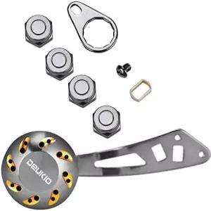 디오체 전동 손잡이 금속 낚시 릴 교체 그립 부품 카키