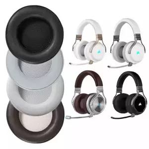 호환  커세어 VIRTUOSO RGB 무선 SE 게이밍 이어버드용 교체 이어패드 폼 패드 쿠션 스폰지 커버