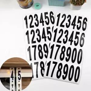 숫자 7cm 호실 번호 문 도어 학교 스티커 검정1P
