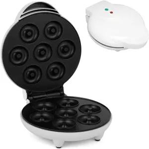 루퀴그 미니 도넛 메이커 기계 아침 식사 전기 논스틱 코팅 토스터 머신 베이킹 팬 베이크웨어 음식 만들기